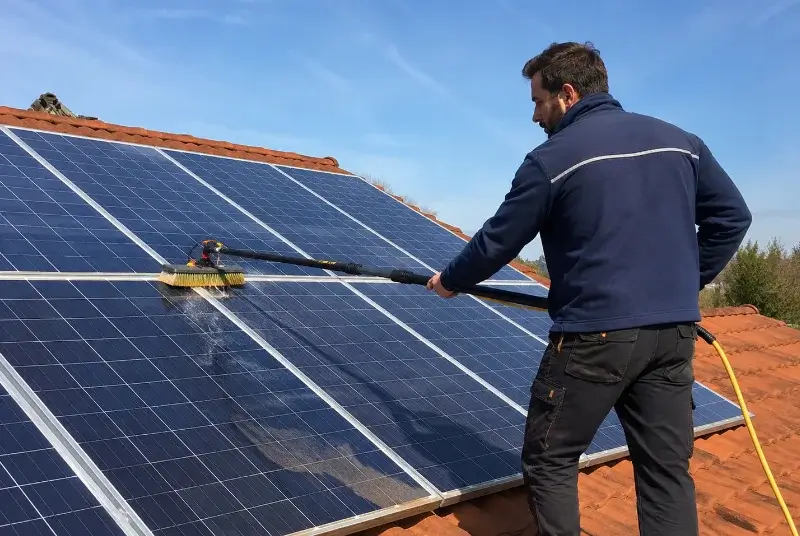 Nettoyage et entretien de panneaux solaires à Cailloux-sur-Fontaines